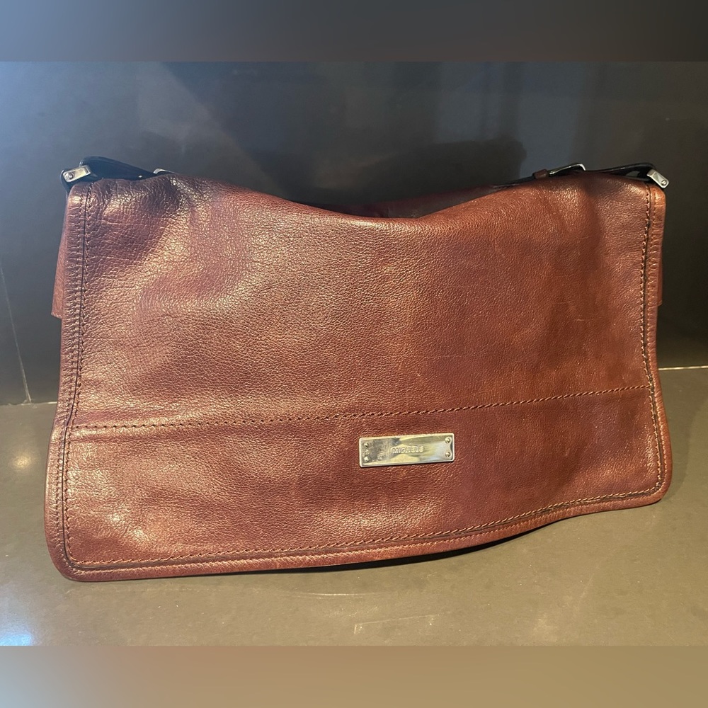 MICHELE BRAND Leather Shoulder Bag